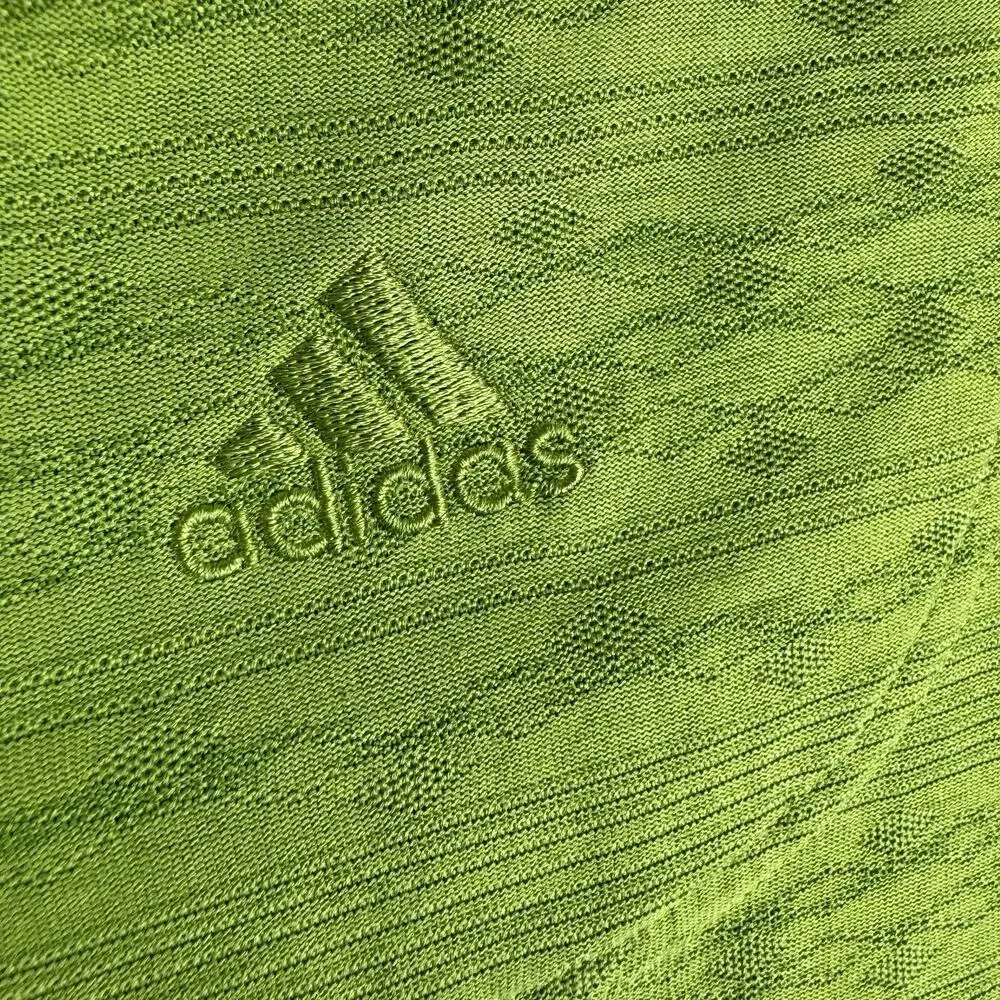 Adidas Climalite Mercerized Green Packers Short Sleeve Polo Shirt Sporty Men's M